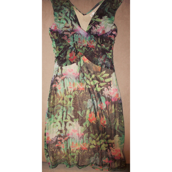ANTHROPOLOGIE Weston Wear Watercolor Party Dress - Picture 2 of 6